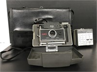 Vintage Polaroid automatic land camera with case