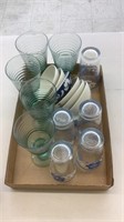 Lot of assorted glassware