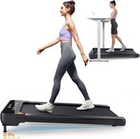 UREVO Desk Treadmill with 3-Stage Auto Incline