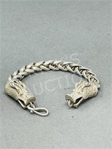 Tibetan silver Dragon bracelet
