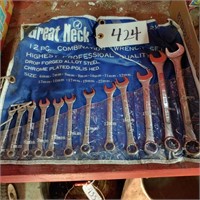 Great Neck Combination Wrench set, 12 pc