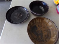 3 piece pottery from Laramie WY