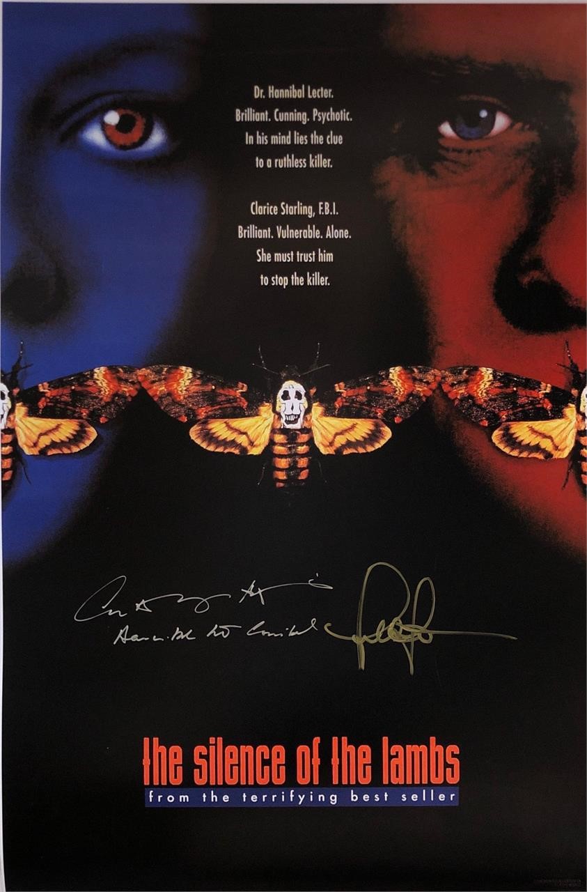 Silence of the Lamb Jodie Foster Autograph Poster