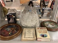 GWTW books, plates, doll, collectibles