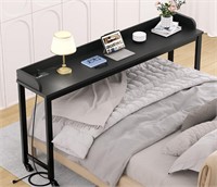 Ytaoka Overbed Table with Wheels, 70.8" (Queen Siz