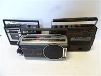 Lot of 3 Retro Travel Radios -  Emerson MacDonald