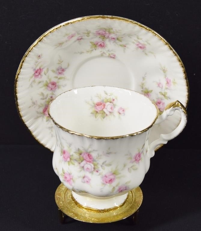 Paragon "Victoriana Rose" Tea Cup & Saucer