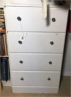 Small Shabby Painted Four Drawer Dresser