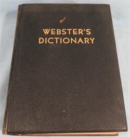 ANTIQUE 1896 WEBSTER'S DICTIONARY