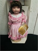 collectible 12.5 in Franklin heirloom doll