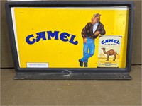 Camel Promotional Sign in Stand