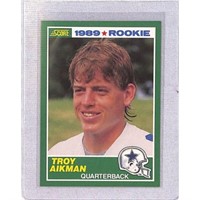 1989 Score Troy Aikman Rookie Nice Shape