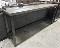 Modern Gray Entry Table