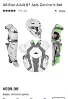 All Star Adult System7 Axis Pro Catcher's Set-NEW