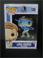 Luka Doncic Signed Funko Pop COA Pros