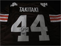 Sione Takitaki Signed Jersey JSA COA