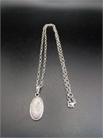 Hand Crafted .925 Silver Pendent w/ Stone