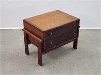 RS Associates Teak Night Stand Bedside Table