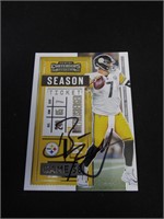 2020 CONTENDERS BEN ROETHLISBERGER AUTOGRAPH