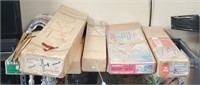 F- Large Lot Of Airplane Parts In Boxes