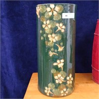 LARGE STAND/UMBRELLA HOLDER FLORAL ON GREEN REPAIR
