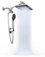 WF1025  Ophanie 12in Rain Shower Combo, Silver Chr