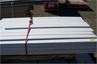 Pallet of White Plastic Boards