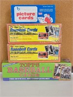 4 BOXES TOPPS-1987/1988 PICTURE CARDS/ & (2)