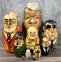 Russian & Soviet Leaders Matryoshka Doll Set