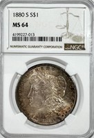 1880-S MORGAN SILVER DOLLAR