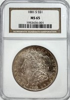 1881-S MORGAN SILVER DOLLAR