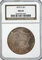 1879-S MORGAN SILVER DOLLAR