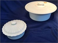 Set of Two Assorted Ceramic Casserole Dishes
