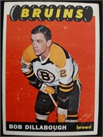 1965-66 Topps NHL Bob Dillabough Card
