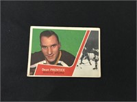 1963 Topps Hockey Card Dean Prentice