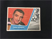 1963-64 Topps Hockey Card Forbes Kennedy