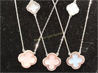 (3) Marked Sterling Silver Necklaces