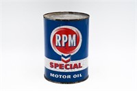 RPM SPECIAL MOTOR OIL U.S. QT CAN