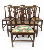 Set of 6 Antique English Chairs