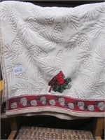 2 Cardinal Tea Towels-very thick and has pine cone