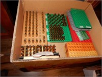 Lot Ammo Holders, Wood & Plastic, & Tote Boxes