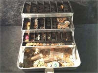 Box with a Variety of Coins