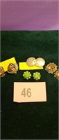 Lot of 4 Pairs of Clip-on Earrings