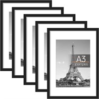 upsimples A3 Picture Frame Set of 6, Display Pictu