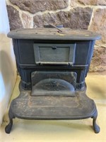 Cast Iron Franklin Double Plate Stove