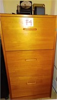 Z - 3-DRAWER OFFICE CABINET W/ CONTENTS (F4)