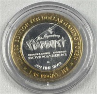 0.6oz .999 Silver Core Stardust Casino Token