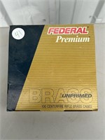 Box Federal Premium Brass - 100 Centerfire Rifle