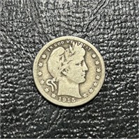 1915-S US Barber Quarter