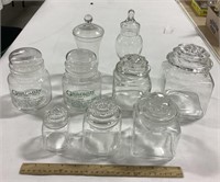 Glassware lot w/ lids